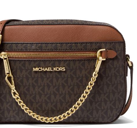 michael kors jet set logo briefcase|Michael Kors monogram crossbody bag.